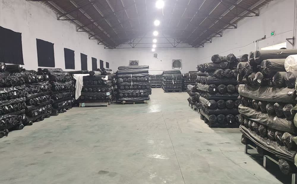 Fabric roll warehouse