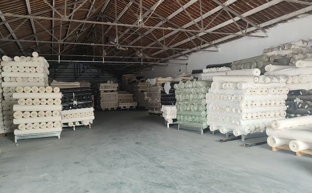 Greige fabric stock
