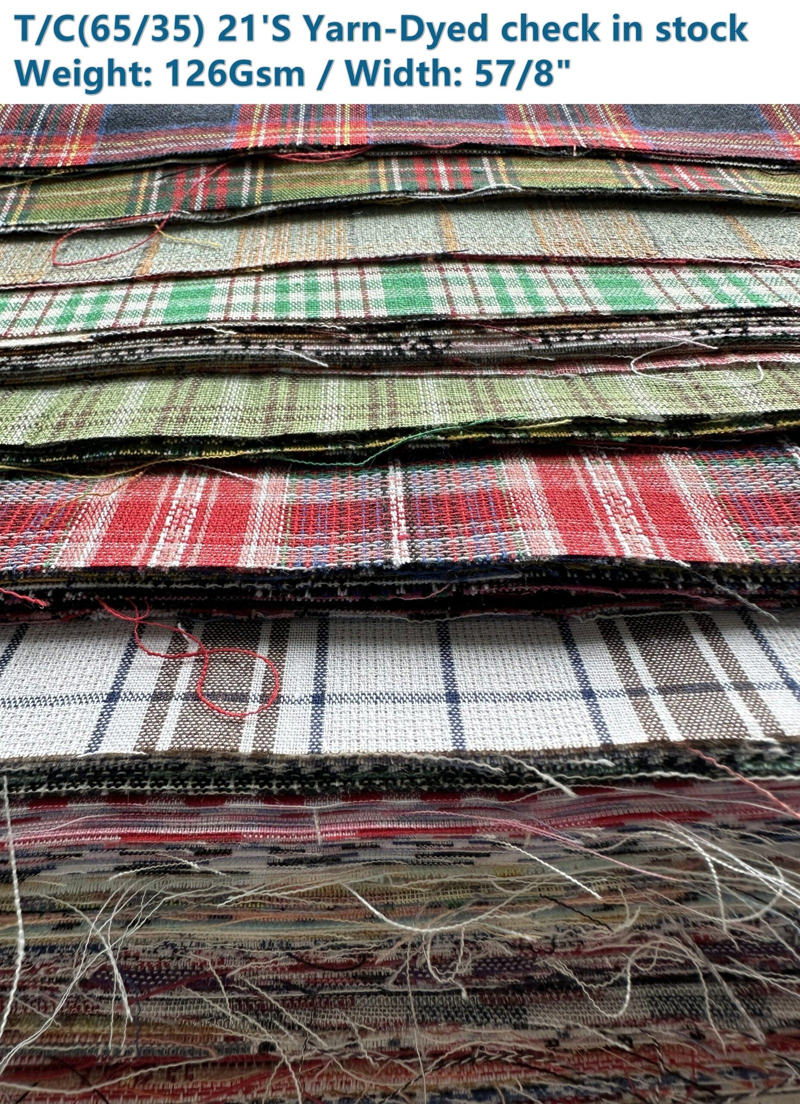 In-Stock Yarn-Dyed Woven Fabrics